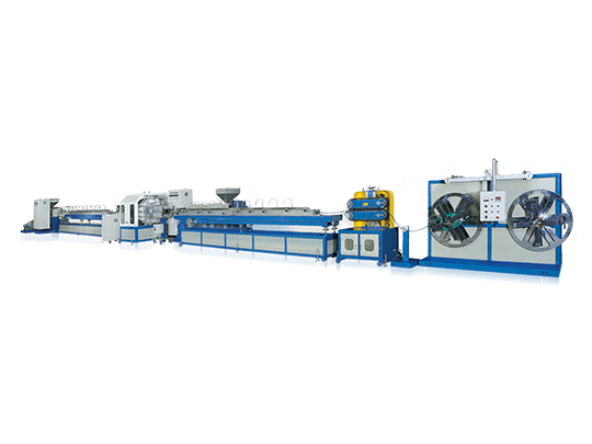 PVC REINFORCED HOSE MAKING MACHINE