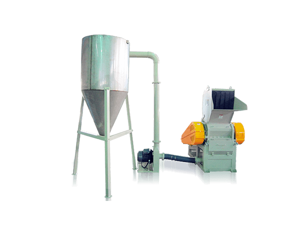 Crusher and Storage Plastic Waste Recycling Equipment