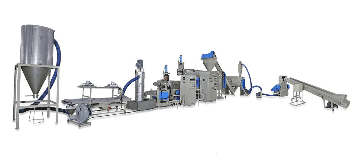 PE Waste Plastic Recycling Making Machine Line