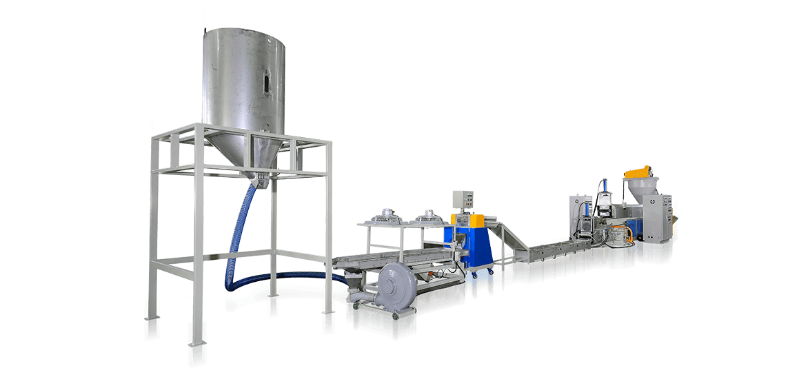 Станок для производства и переработки ПП, ПЭ, АБС