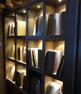 wood plastic bookcase
